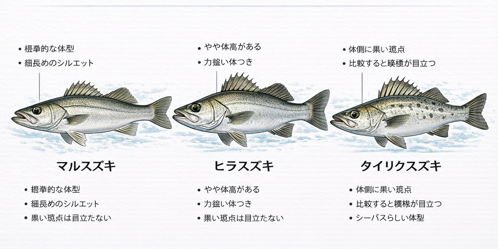 シーバスの種類