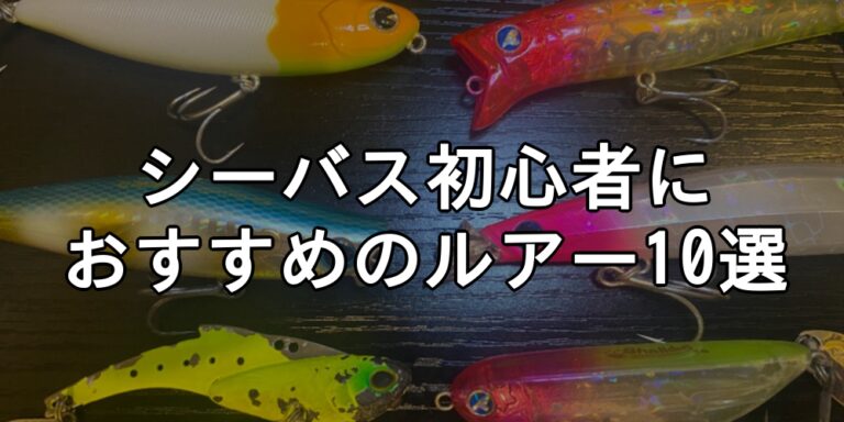 シーバス初心者におすすめのルアー10選