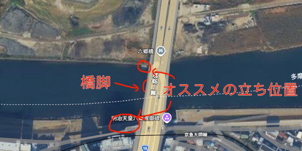 六郷橋のポイント