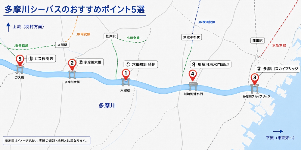 多摩川シーバスのおすすめポイント5選