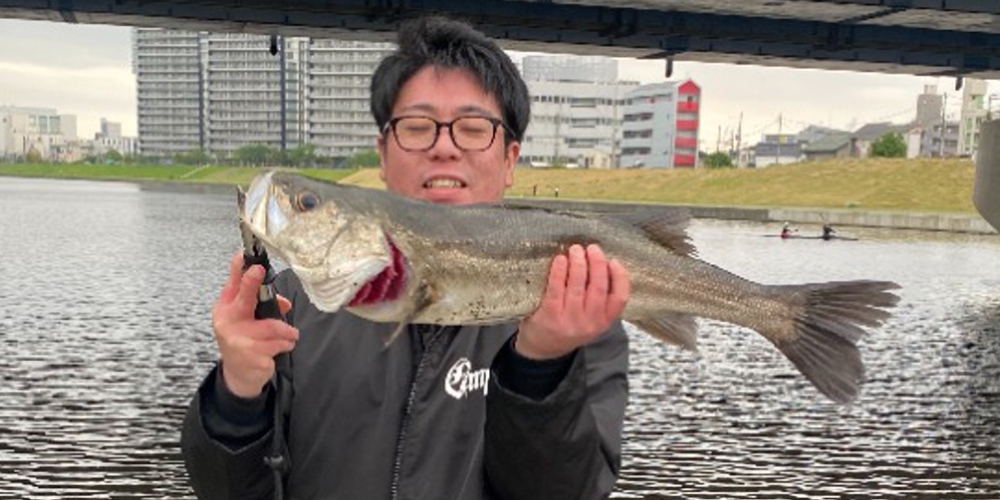 ブレード系ルアーでヒット
