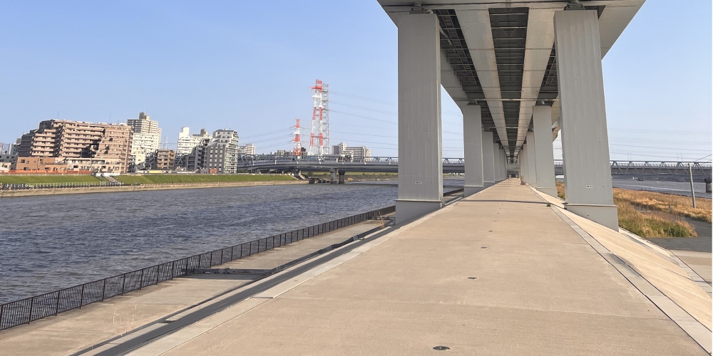 荒川足場がいい中州