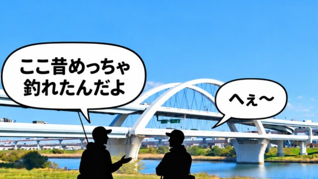 昔釣れた